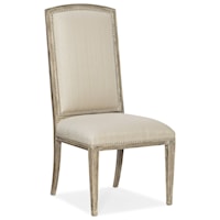 Cambre Side Chair with Nailhead Trim
