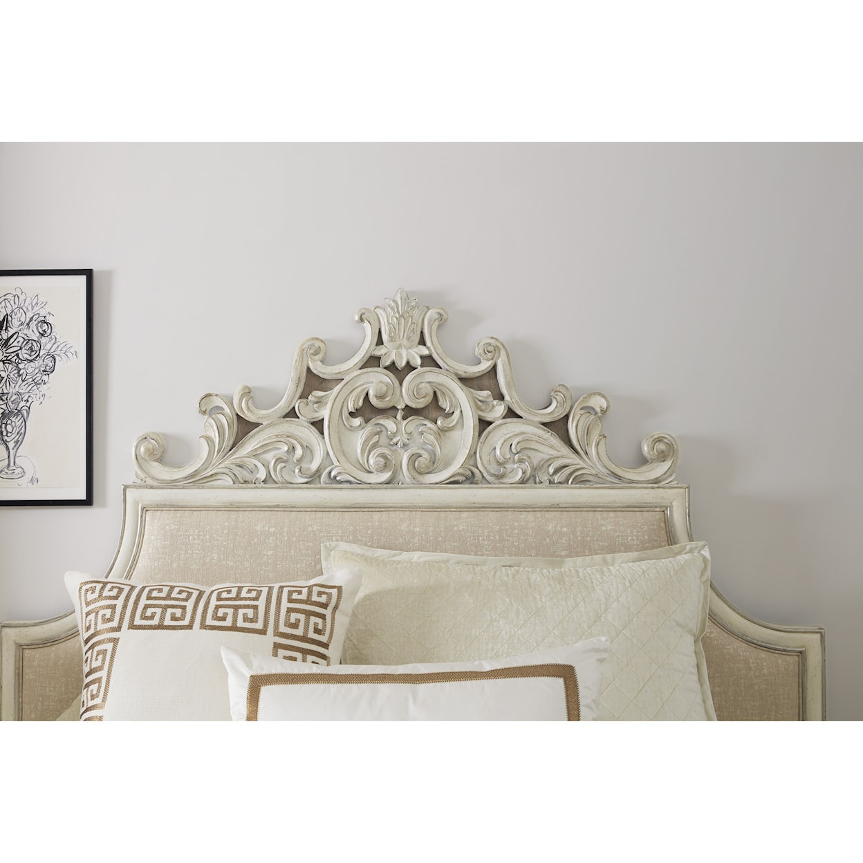 Hooker Furniture Sanctuary Anastasie King-CA King Upholstered Headboard