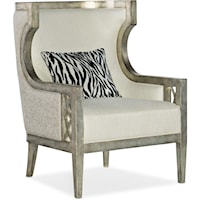 Traditional Debutant Wing Chair