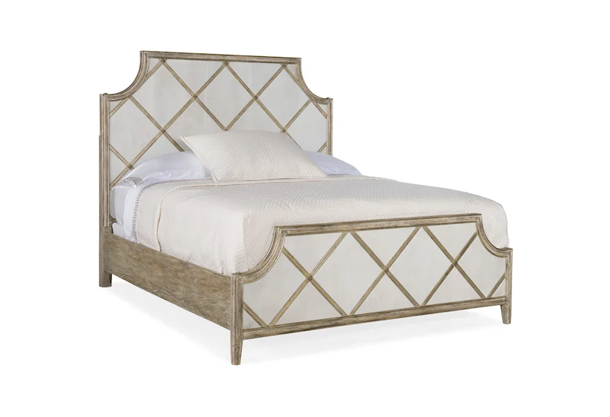Sanctuary Diamont Queen Panel Bed by Hooker Furniture at Malouf Furniture Co.