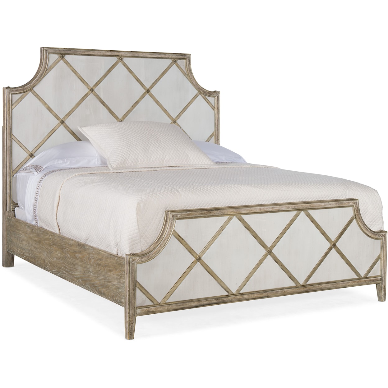 Hooker Furniture Sanctuary Diamont Queen Panel Bed