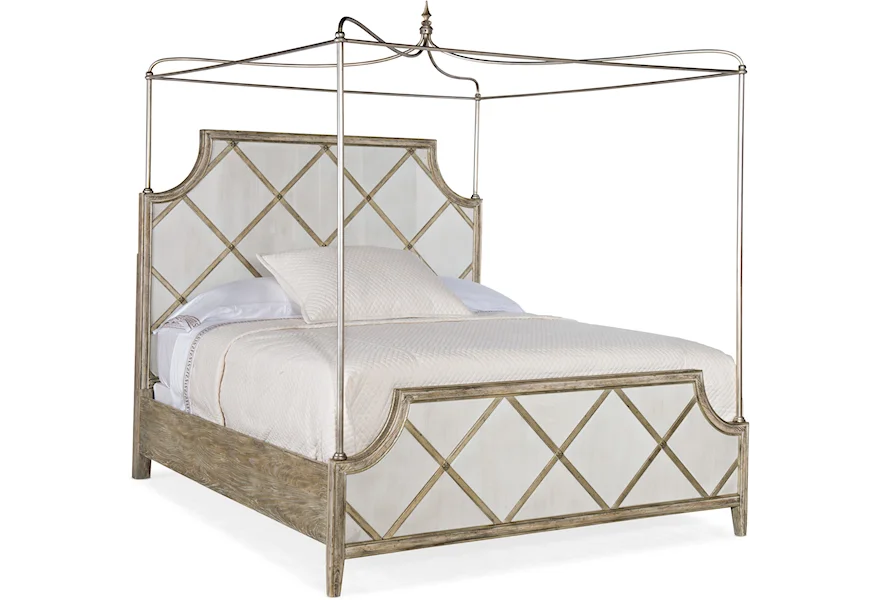 Sanctuary Diamont King Canopy Bed by Hooker Furniture at Zak's Home