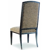 Mirage Side Chair with Nail Head Trim
