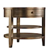 Hooker Furniture Sanctuary One-Drawer Round Lamp Table