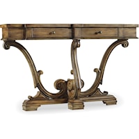 Traditional Thin 2-Drawer Console