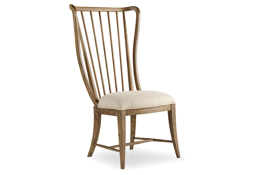 Sanctuary Tall Spindle Side Chair by Hooker Furniture at Stoney Creek Furniture 