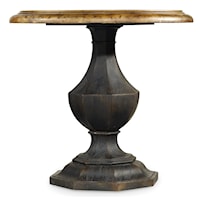 Transitional Round Accent Table