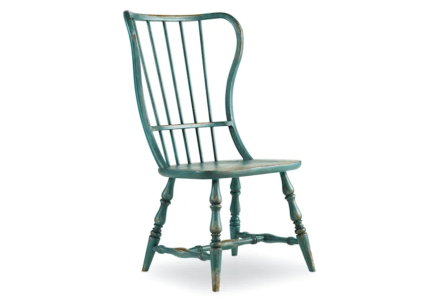 Sanctuary Spindle Side Chair by Hooker Furniture at Stoney Creek Furniture 
