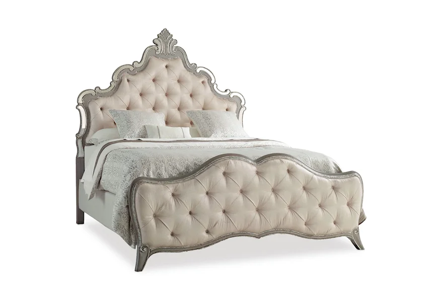 Sanctuary Upholstered King Panel Bed by Hooker Furniture at Zak's Home