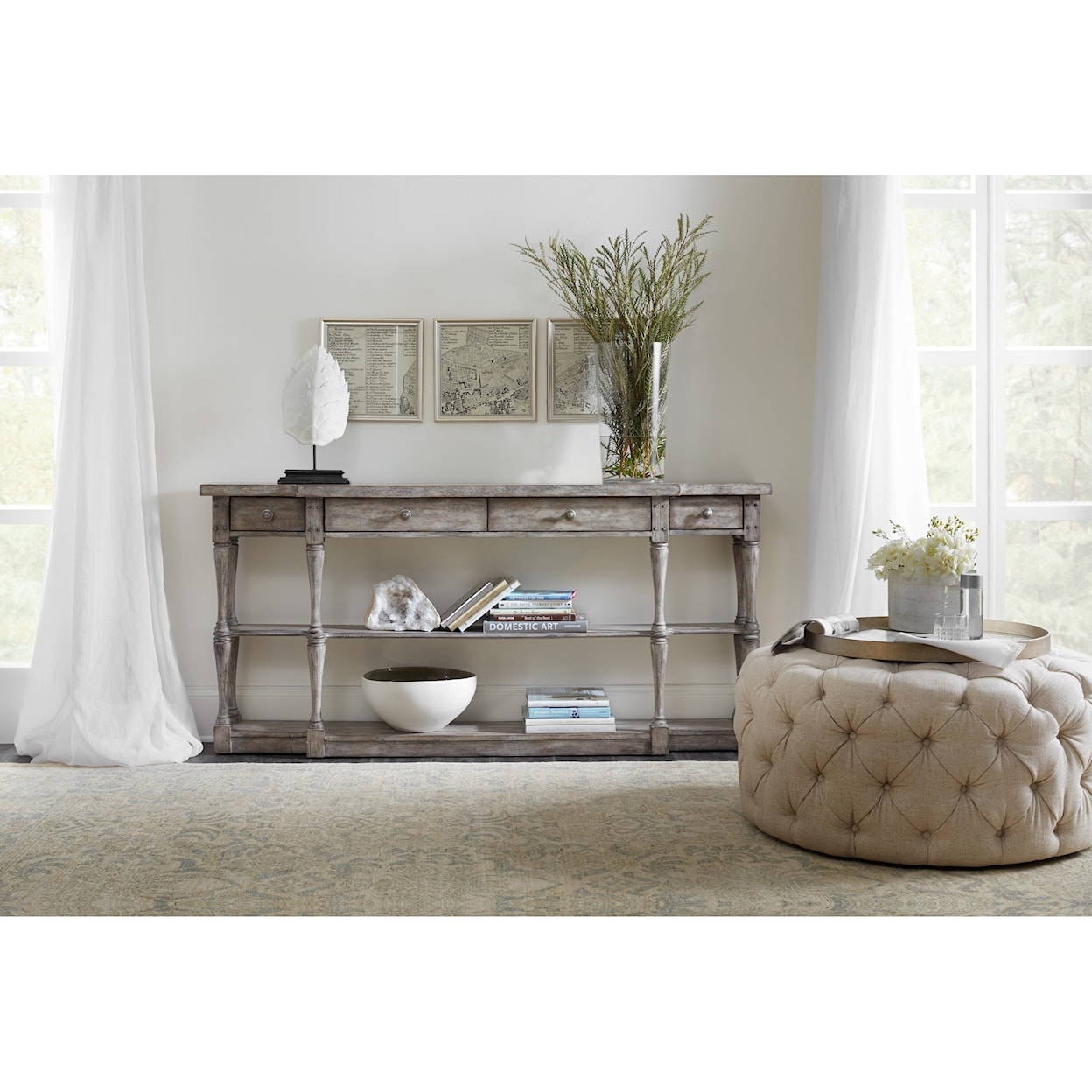 Hooker Furniture Sanctuary Four-Drawer Console
