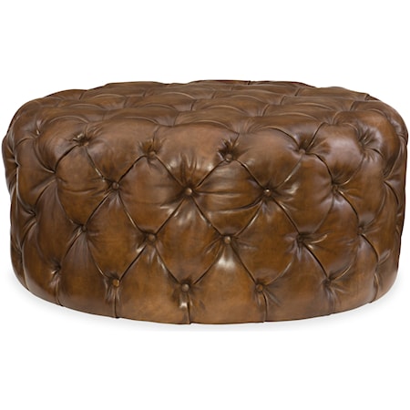 Hazel Round Ottoman