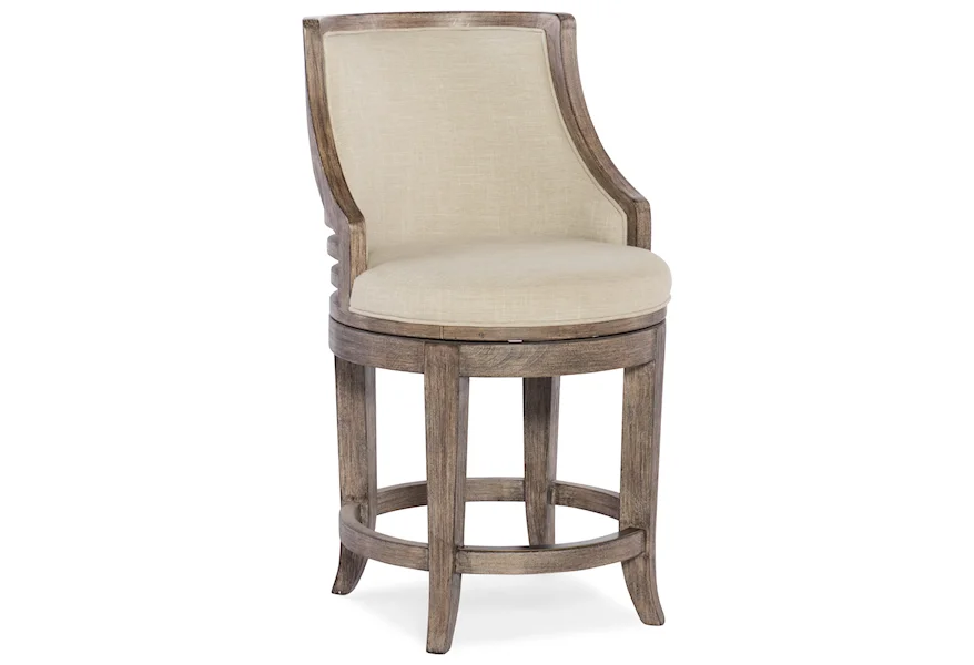 Stools Medium Lainey Transitional Counter Stool by Hooker Furniture at Stoney Creek Furniture 