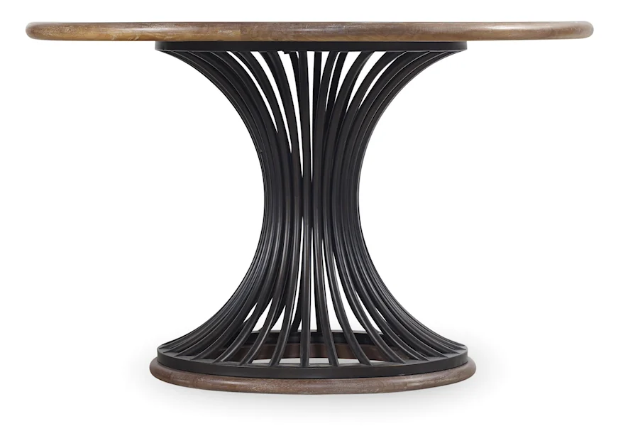 Studio 7H Cinch Round Dining Table by Hooker Furniture at Janeen's Furniture Gallery