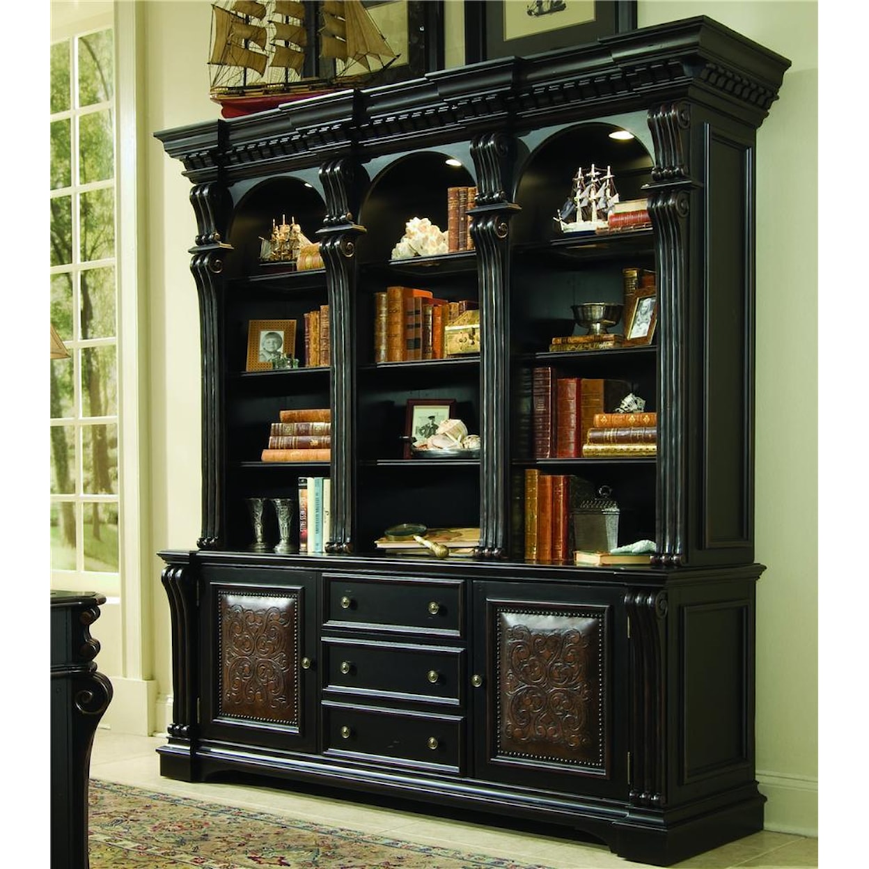 Hooker Furniture Telluride Bookcase Combination