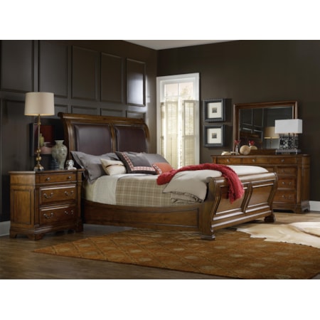 King Sleigh Bedroom Group
