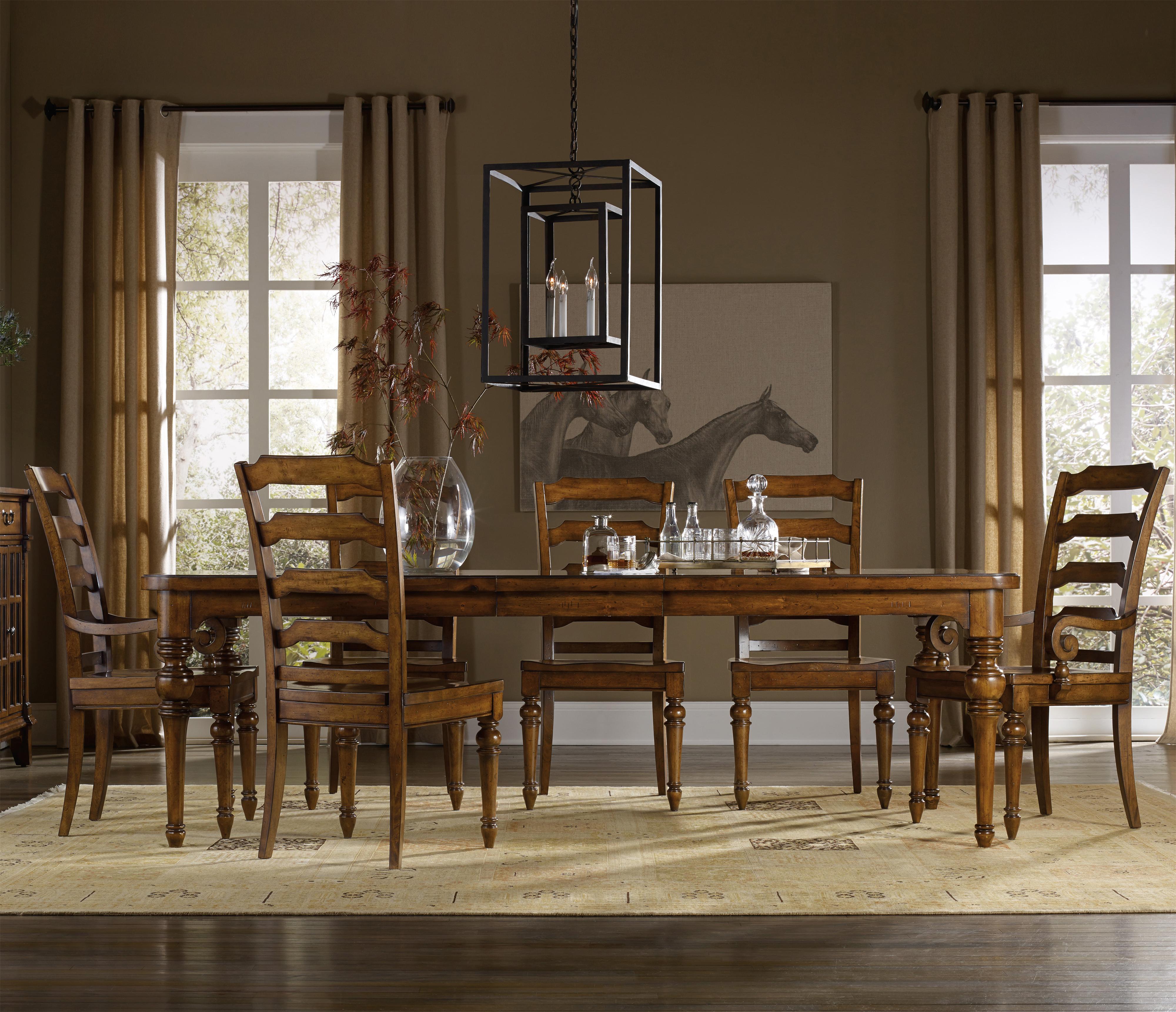 Traditional 7 Piece Dining and Chair Set