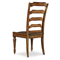 Traditional Ladderback Side Dining Chair