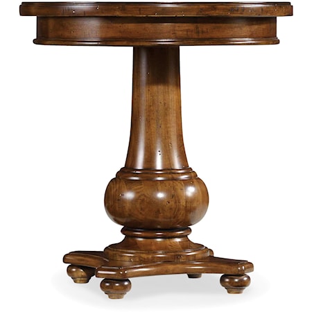 Traditional Round End Table