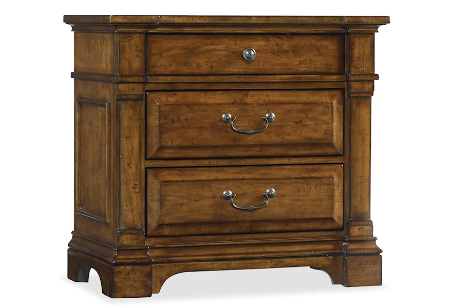 Tynecastle Night Stand by Hooker Furniture at Stoney Creek Furniture 
