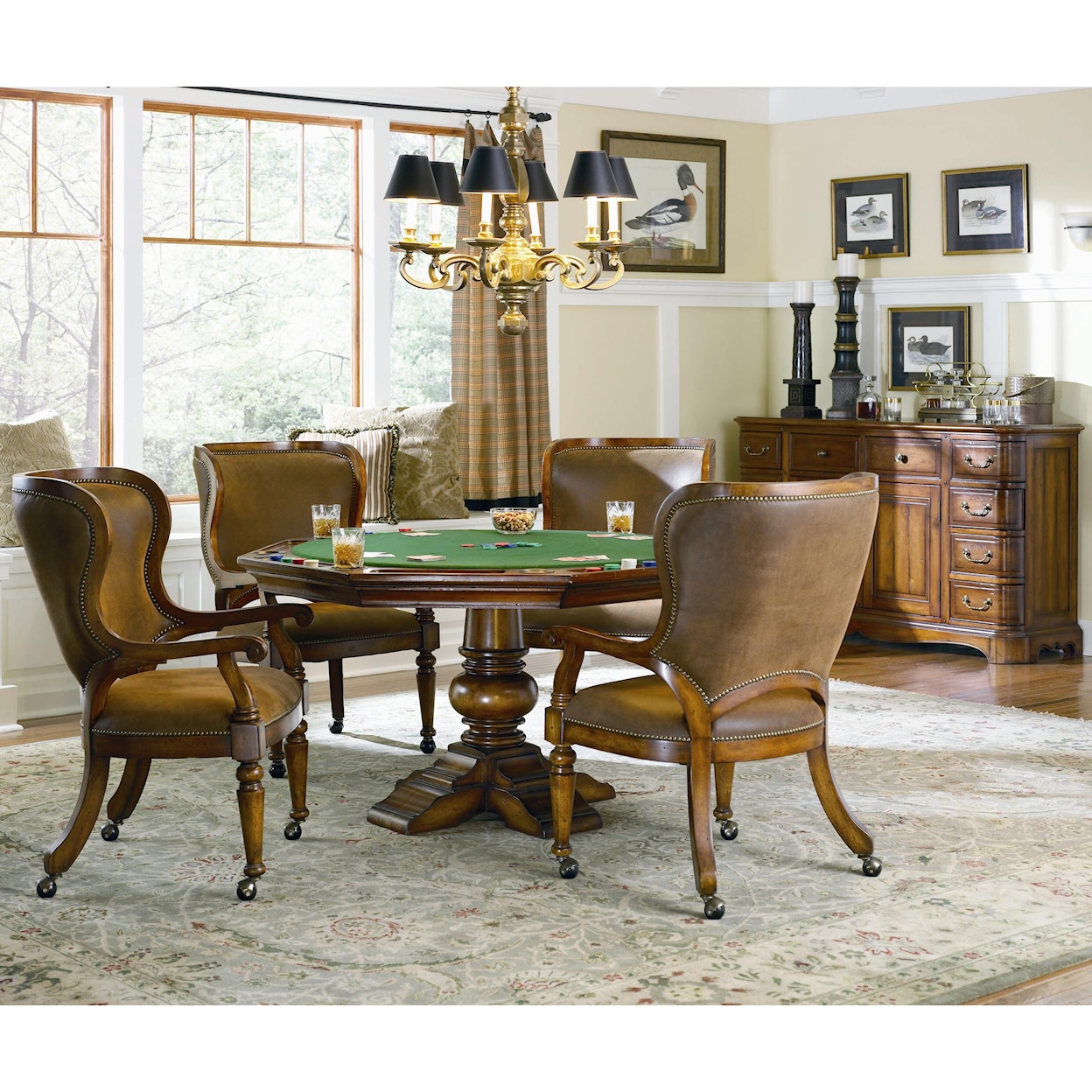 Hooker Furniture Waverly Place Reversible Poker Table
