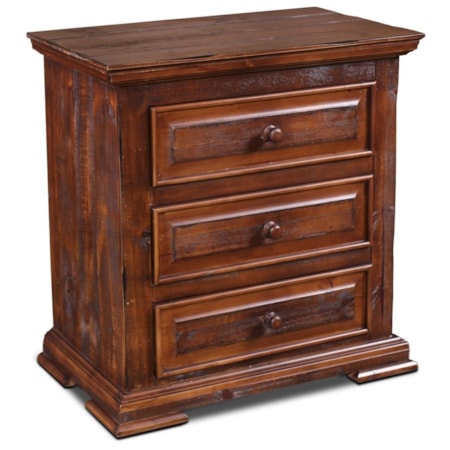 3 Drawer Nightstand