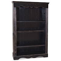 Tall Open Bookcase with 3 Shelves