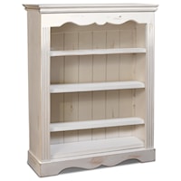 Tall Open Bookcase with 3 Shelves