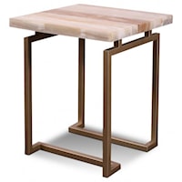 SPECTRUM END TABLE ONYX TOP