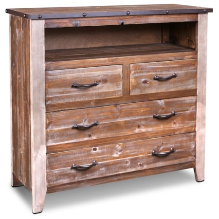 4 Drawer Media Chest