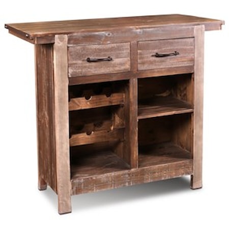 Bar with Metal Foot Rail