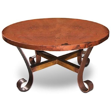 Round Cocktail Table and 2 Round End Tables 