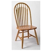 Solid Wood Customizable High Back Side Chair