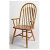 Horseshoe Bend Arrowback Solid Wood Customizable High Back Arm Chair