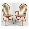 Horseshoe Bend Arrowback Solid Wood Customizable High Back Arm Chair