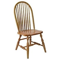 Solid Wood Customizable Deluxe High Back Side Chair