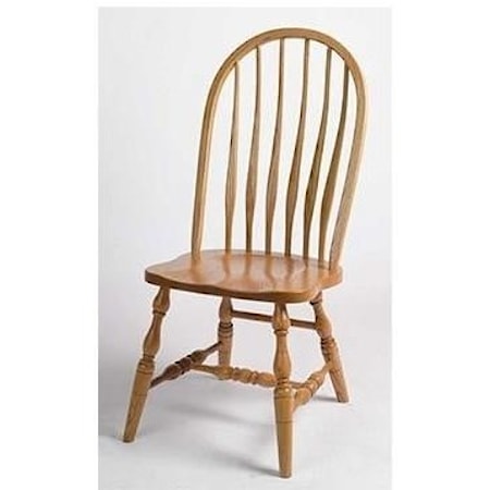 Solid Wood Regular High Back Side Chair