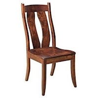 Solid Wood Customizable Side Chair