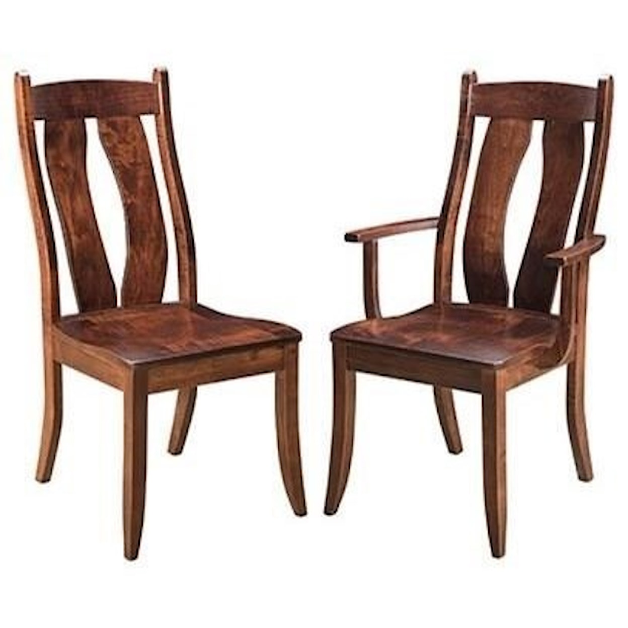 Horseshoe Bend Bridgeport Solid Wood Customizable Side Chair