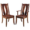 Horseshoe Bend Bridgeport Solid Wood Customizable Arm Chair