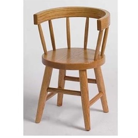 Solid Wood Customizable 12" Child's Chair