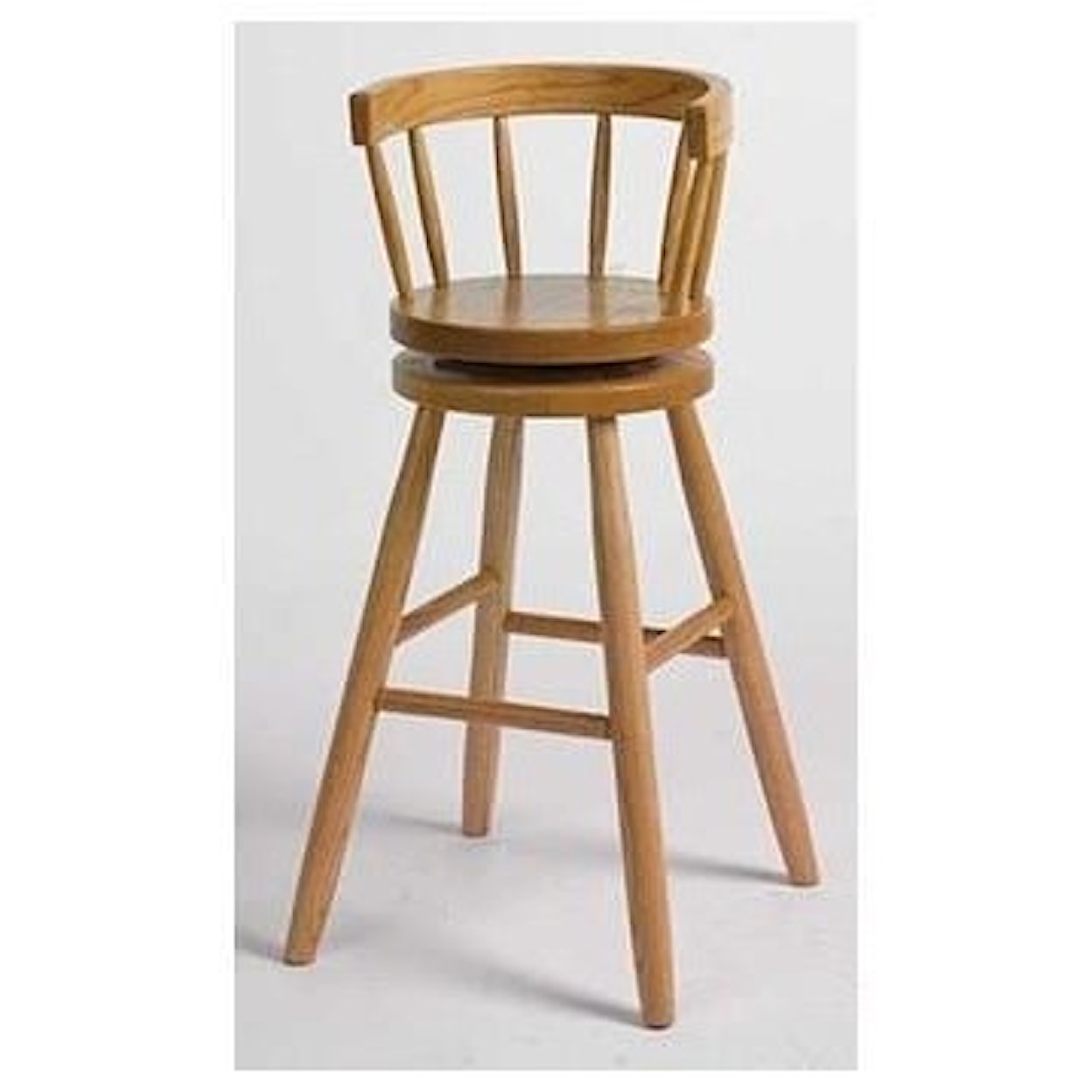 Horseshoe Bend Child Customizable Solid Wood Swivel Child's Chair
