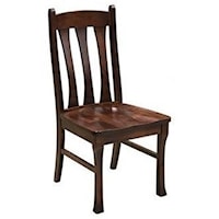Solid Wood Customizable Side Chair