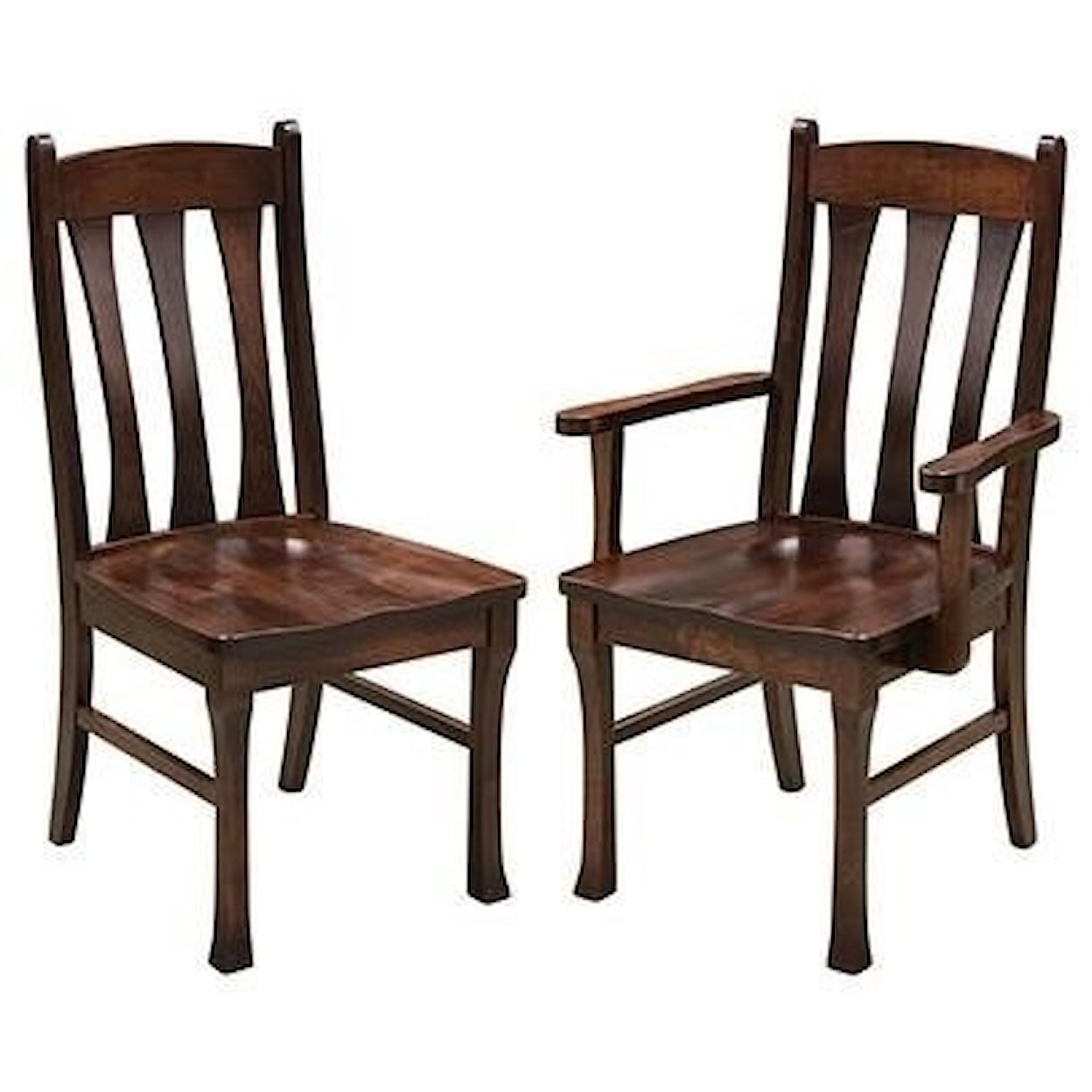 Horseshoe Bend Cluff Solid Wood Customizable Side Chair