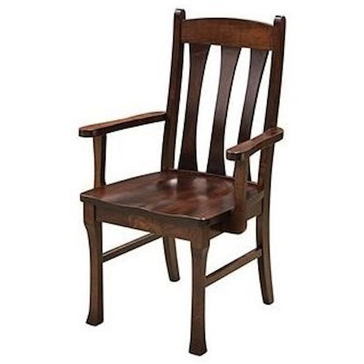 Horseshoe Bend Cluff Solid Wood Customizable Arm Chair