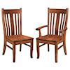 Horseshoe Bend Eagle Customizable Solid Wood Side Chair