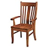 Horseshoe Bend Eagle Customizable Solid Wood Arm Chair