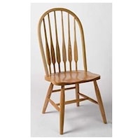 Solid Wood High Back Spindle Side Chair