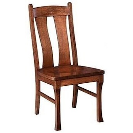 Customizable Solid Wood Side Chair