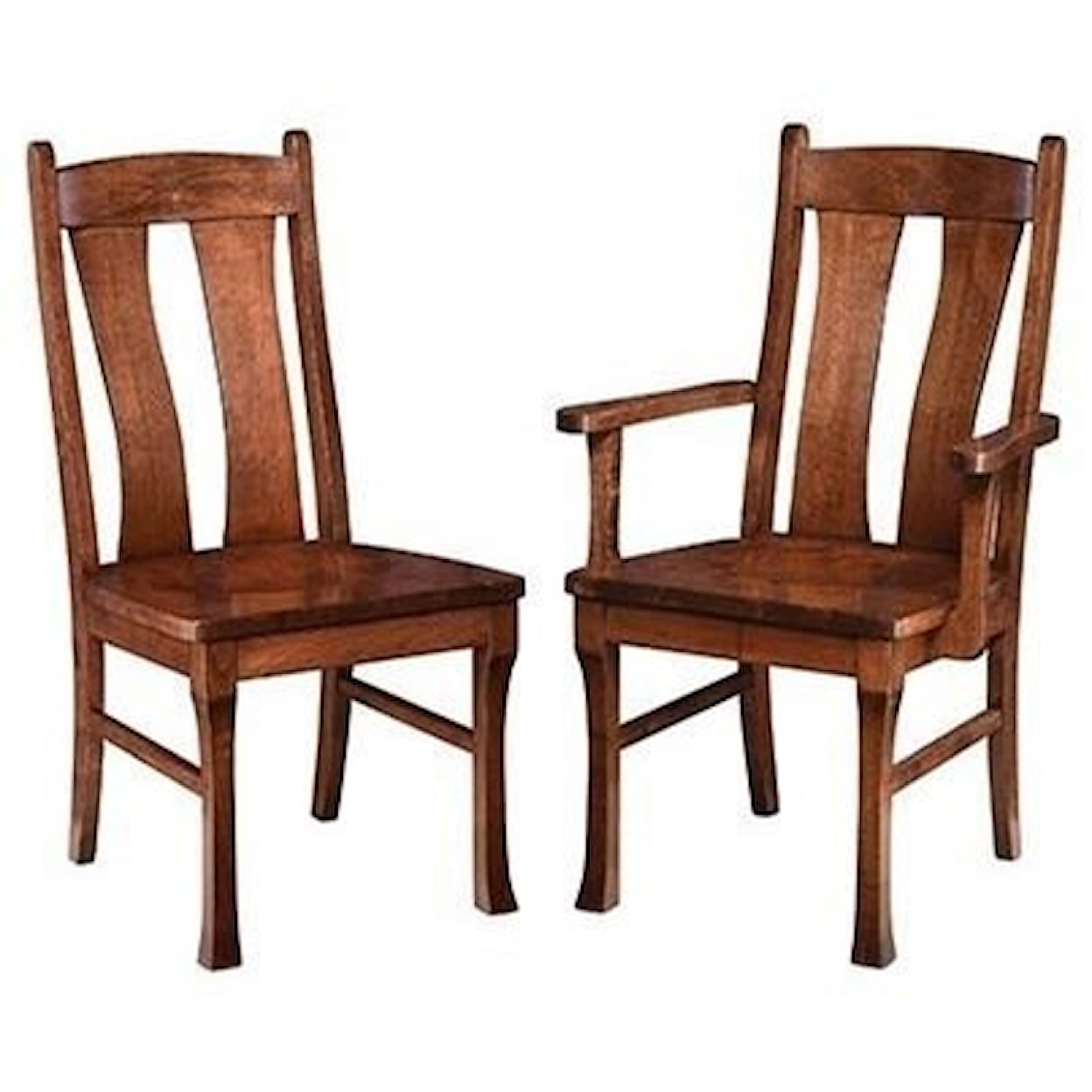 Horseshoe Bend Gateway Customizable Solid Wood Arm Chair