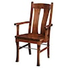 Horseshoe Bend Gateway Customizable Steel Rod Arm Chair